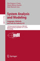 Book cover of: System Analysis and Modeling. Languages, Methods, and Tools for Industry 4.0. By: Pau Fonseca i Casas