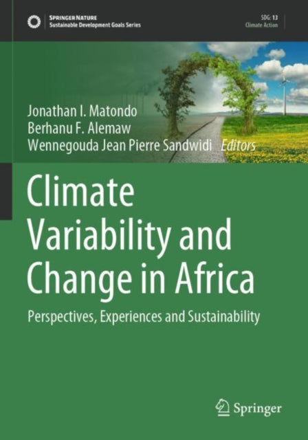 Book cover of: Climate Variability and Change in Africa. By: Jonathan I. Matondo