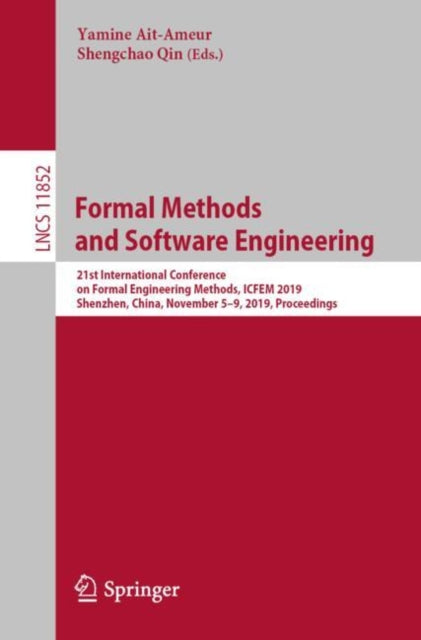 Book cover of: Formal Methods and Software Engineering. By: Yamine Ait-Ameur