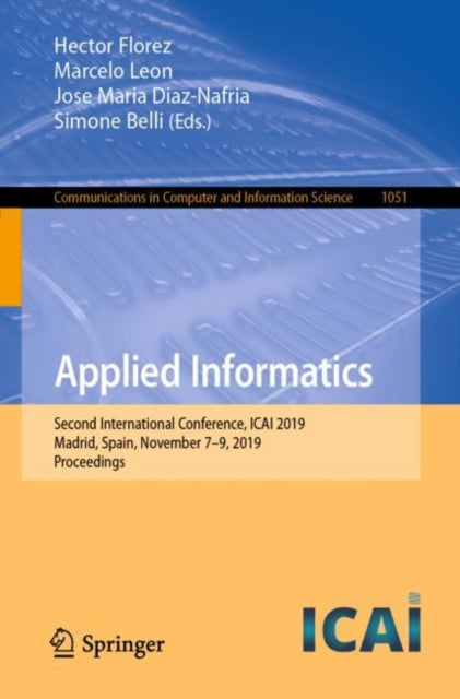 Book cover of: Applied Informatics. By: Hector Florez
