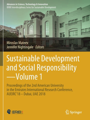 Sustainable Development and Social Responsibility—Volume 1
