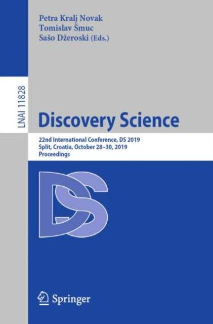 Book cover of: Discovery Science. By: Petra Kralj Novak