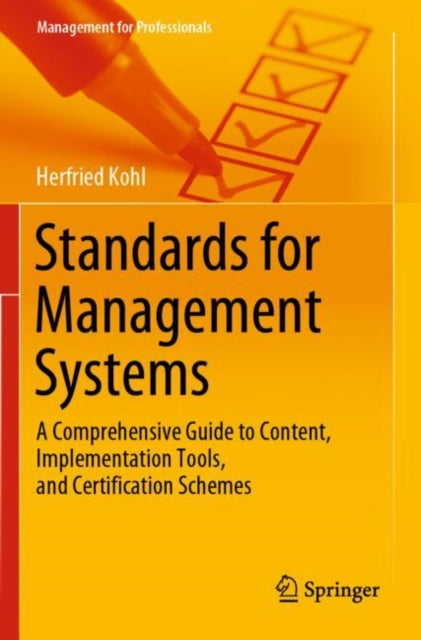 Book cover of: Standards for Management Systems. By: Herfried Kohl