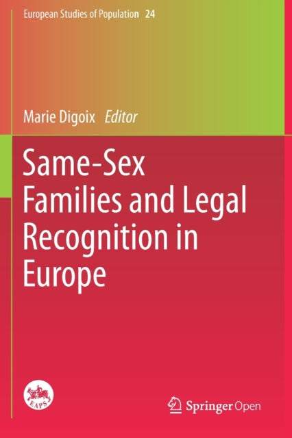 Book cover of: Same-Sex Families and Legal Recognition in Europe. By: Marie Digoix