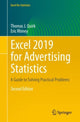 Book cover of: Excel 2019 for Advertising Statistics. By: Thomas J. Quirk