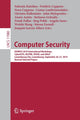 Book cover of: Computer Security. By: Sokratis Katsikas