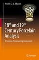 Book cover of: 18th and 19th Century Porcelain Analysis. By: Howell G. M. Edwards