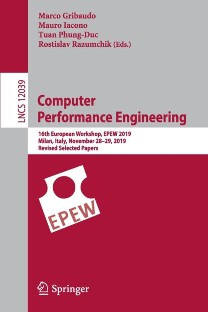 Book cover of: Computer Performance Engineering. By: Marco Gribaudo