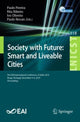 Book cover of: Society with Future: Smart and Liveable Cities. By: Paulo Pereira