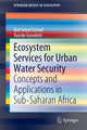 Book cover of: Ecosystem Services for Urban Water Security. By: Blal Adem Esmail