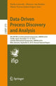 Book cover of: Data-Driven Process Discovery and Analysis. By: Paolo Ceravolo