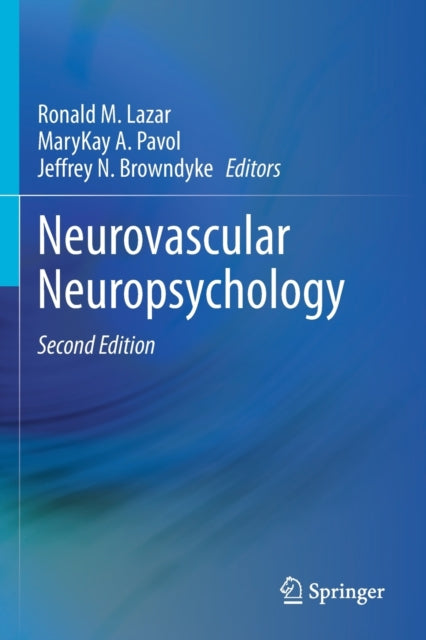Book cover of: Neurovascular Neuropsychology. By: Ronald M. Lazar