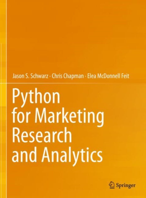 Book cover of: Python for Marketing Research and Analytics. By: Jason Schwarz