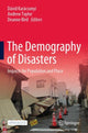 Book cover of: Demography of Disasters. By: David Karacsonyi