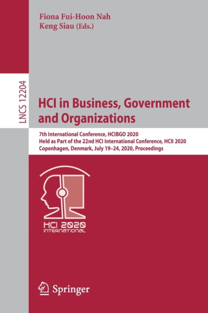 Book cover of: HCI in Business, Government and Organizations. By: Fiona Fui-Hoon Nah