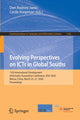Book cover of: Evolving Perspectives on ICTs in Global Souths. By: Don Rodney Junio