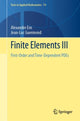 Book cover of: Finite Elements III. By: Alexandre Ern