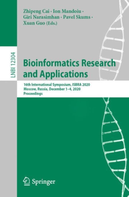 Book cover of: Bioinformatics Research and Applications. By: Zhipeng Cai