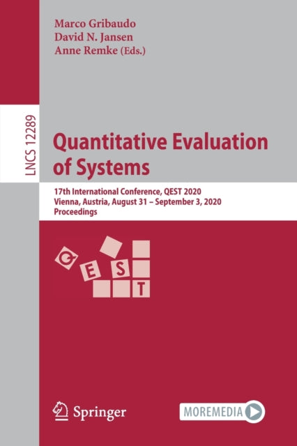 Book cover of: Quantitative Evaluation of Systems. By: Marco Gribaudo