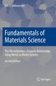 Book cover of: Fundamentals of Materials Science. By: Eric J. Mittemeijer