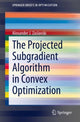 Book cover of: Projected Subgradient Algorithm in Convex Optimization. By: Alexander J. Zaslavski
