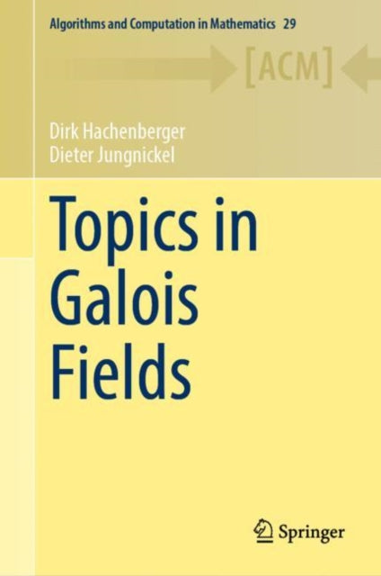 Book cover of: Topics in Galois Fields