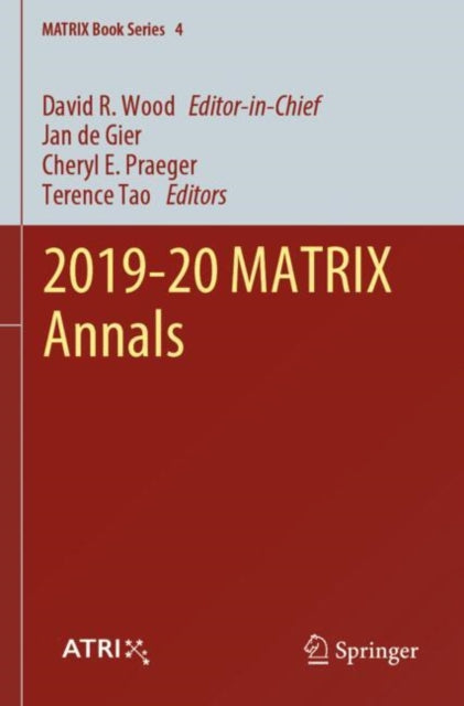 Book cover of: 2019-20 MATRIX Annals. By: David R. Wood