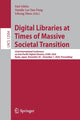 Book cover of: Digital Libraries at Times of Massive Societal Transition. By: Emi Ishita
