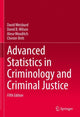 Book cover of: Advanced Statistics in Criminology and Criminal Justice. By: David Weisburd