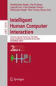 Book cover of: Intelligent Human Computer Interaction. By: Madhusudan Singh