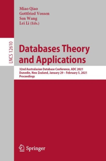 Book cover of: Databases Theory and Applications. By: Miao Qiao
