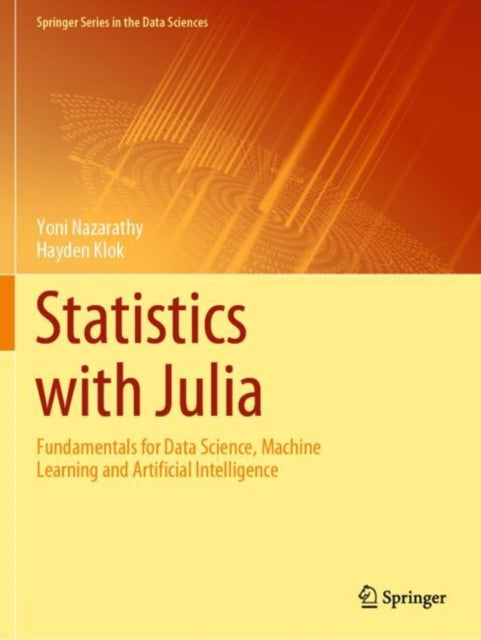 Book cover of: Statistics with Julia. By: Yoni Nazarathy