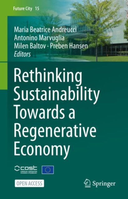 Book cover of: Rethinking Sustainability Towards a Regenerative Economy. By: Maria Beatrice Andreucci