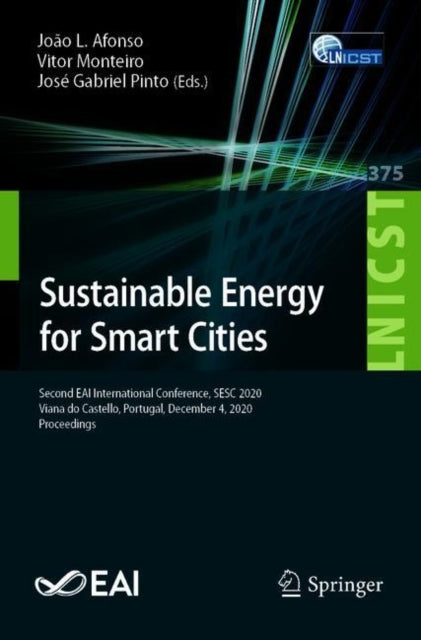 Book cover of: Sustainable Energy for Smart Cities. By: João L. Afonso