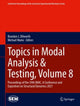 Book cover of: Topics in Modal Analysis & Testing, Volume 8. By: Brandon J. Dilworth