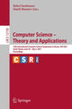 Book cover of: Computer Science – Theory and Applications. By: Rahul Santhanam