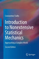 Book cover of: Introduction to Nonextensive Statistical Mechanics. By: Constantino Tsallis