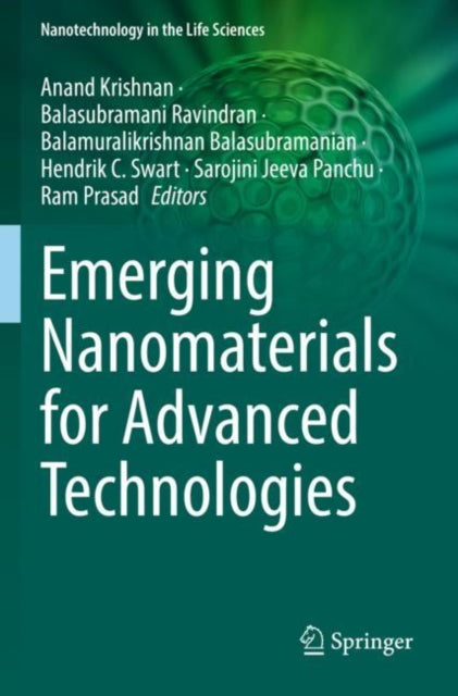 Book cover of: Emerging Nanomaterials for Advanced Technologies. By: Anand Krishnan