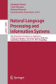 Book cover of: Natural Language Processing and Information Systems. By: Elisabeth Métais