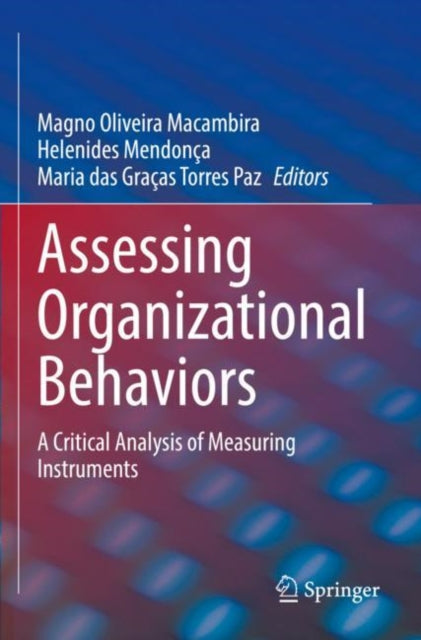 Book cover of: Assessing Organizational Behaviors. By: Magno Oliveira Macambira