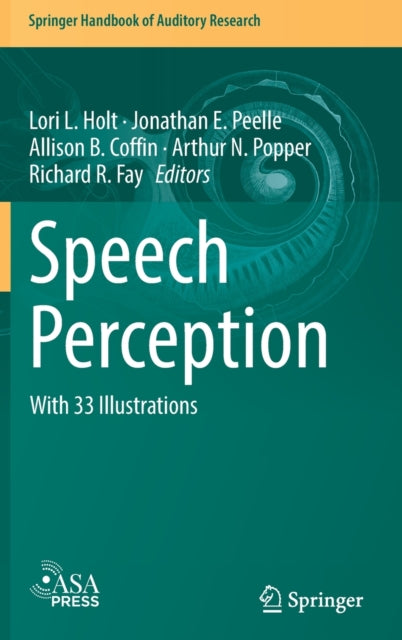 Book cover of: Speech Perception. By: Lori Holt