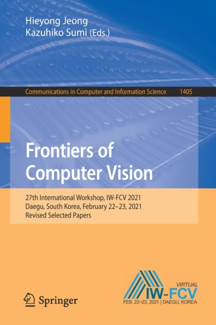 Book cover of: Frontiers of Computer Vision. By: Hieyong Jeong