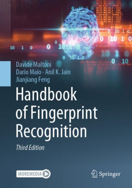 Book cover of: Handbook of Fingerprint Recognition. By: Davide Maltoni