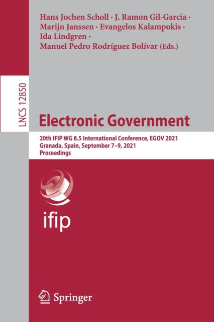 Book cover of: Electronic Government. By: Hans Jochen Scholl
