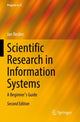 Book cover of: Scientific Research in Information Systems. By: Jan Recker