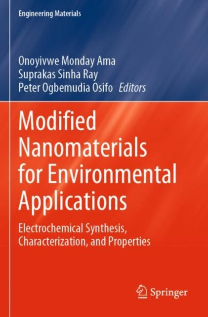 Book cover of: Modified Nanomaterials for Environmental Applications. By: Onoyivwe Monday Ama
