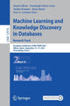 Book cover of: Machine Learning and Knowledge Discovery in Databases. Research Track. By: Nuria Oliver