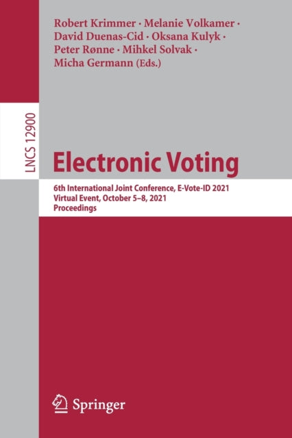 Book cover of: Electronic Voting. By: Robert Krimmer