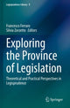 Book cover of: Exploring the Province of Legislation. By: Francesco Ferraro