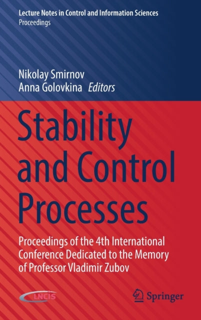 Book cover of: Stability and Control Processes. By: Nikolay Smirnov